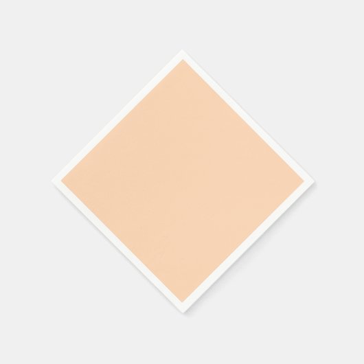 Serviette En Papier Pastel Orange 3 (Coin)