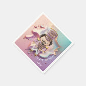 Serviette En Papier Pastel Paint Splash Nutcracker (Coin)
