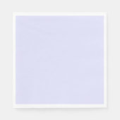 Serviette En Papier Pastel Periwinkle Papier violet serviettes (Devant)