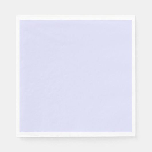 Serviette En Papier Pastel Periwinkle Papier violet serviettes (Devant)