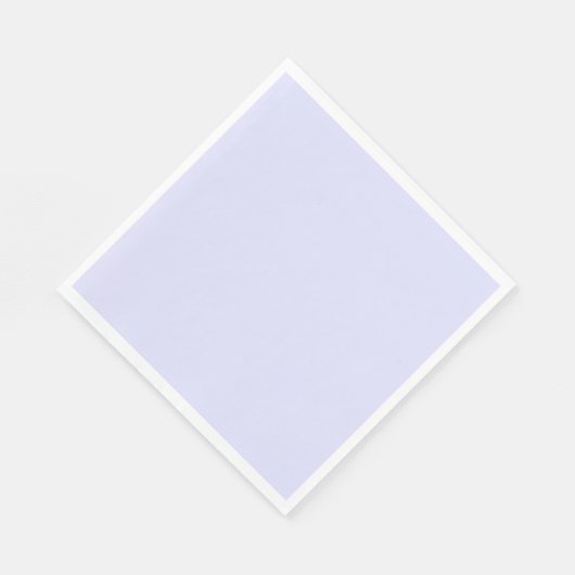 Serviette En Papier Pastel Periwinkle Papier violet serviettes (Coin)