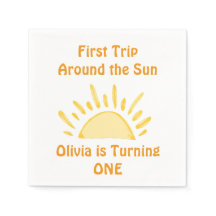 pastel Premier voyage autour du soleil Anniversair