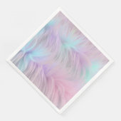 Serviette En Papier Pastel Rainbow Fur (Coin)