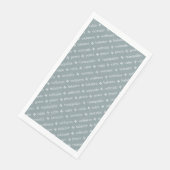 Serviette En Papier Pastel Spa & Wellness Motif de typographie (Coin)