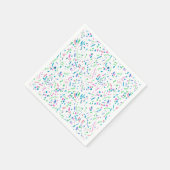 Serviette En Papier Pastel Splatter Confetti Imprimer (Coin)