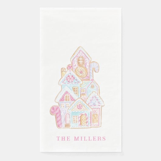 Serviette En Papier Pastel Sweet Holiday Treats Gingerbread Cookie (Devant)