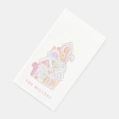 Serviette En Papier Pastel Sweet Holiday Treats Gingerbread Cookie (Coin)