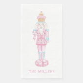 Serviette En Papier Pastel Sweet Holiday Treats Monogram Crest  (Devant)