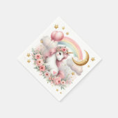Serviette En Papier Pastel Unicorn (Coin)