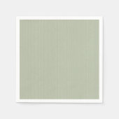 Serviette En Papier Pastel vert. (Devant)