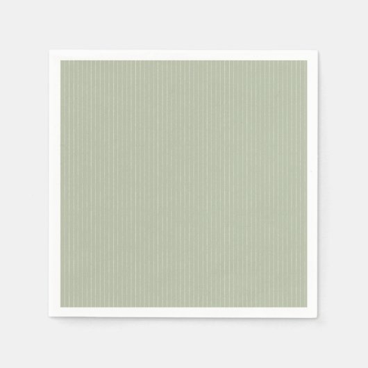 Serviette En Papier Pastel vert. (Devant)