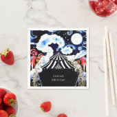 Serviette En Papier Pastel Whimsical Circus Anniversaire (En situation)