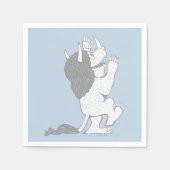 Serviette En Papier Pastel Wild Thing (Devant)