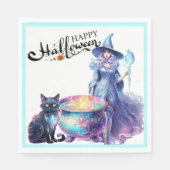 Serviette En Papier Pastel Witch (Devant)
