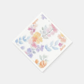 Serviette En Papier Pastels floraux doux (Coin)
