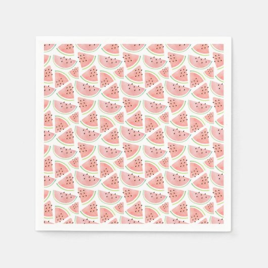 Serviette En Papier Pastèque (Devant)