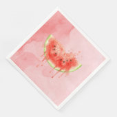 Serviette En Papier Pastèque (Coin)