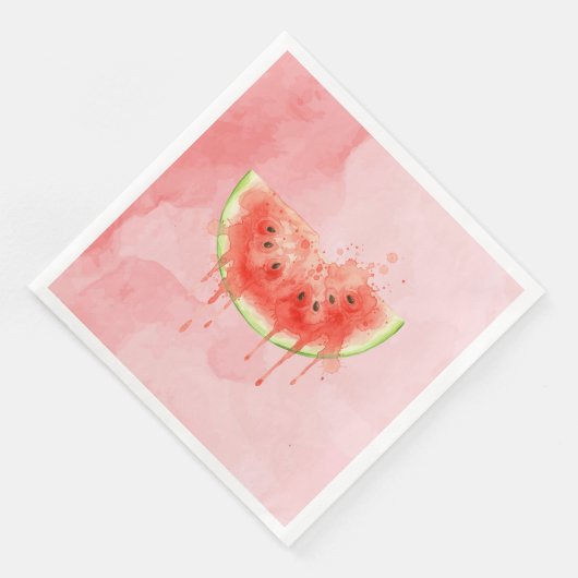 Serviette En Papier Pastèque (Coin)