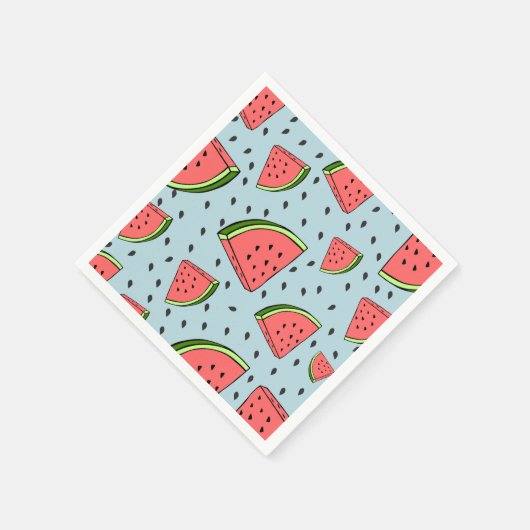 Serviette En Papier Pastèque (Coin)