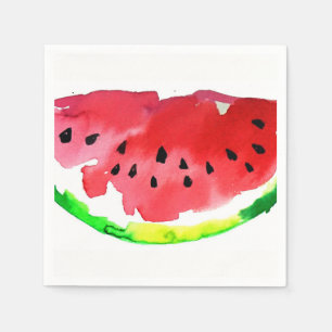 Serviette En Papier Pastèque d'été