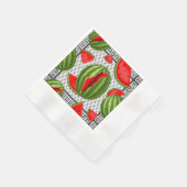 Serviette En Papier Pastèque Palestine - Slice (Coin)