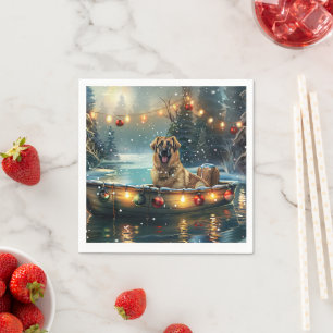 Serviette En Papier Pasteur anatolien Noël Festive Voyage