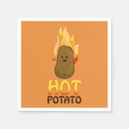 Serviette En Papier Patate Chaude (Devant)