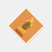 Serviette En Papier Patate Chaude (Coin)