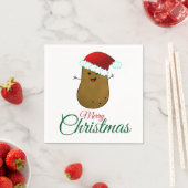 Serviette En Papier Patate de Noël (En situation)