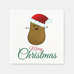 Serviette En Papier Patate de Noël