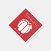 Serviette En Papier Patch citrouille dans les serviettes Cherry (Coin)
