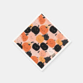 Serviette En Papier Patch Citrouille Halloween (Coin)