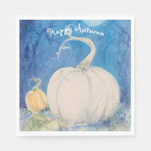 Serviette En Papier Patch de citrouilles de vigne d'automne Maureen Gi