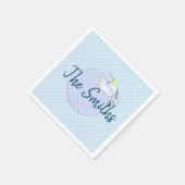 Serviette En Papier Patch de colibri sur Pois (Coin)