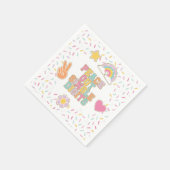 Serviette En Papier Patch Préparatifs Peace Out Chiffres Simples 10e A (Coin)