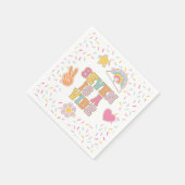 Serviette En Papier Patch Preppy Seven est un Anniversaire Vibe (Coin)