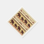 Serviette En Papier Patchwork africain (Coin)