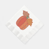 Serviette En Papier Patchwork Citrouille Thanksgiving Luncheon Napkin (Coin)