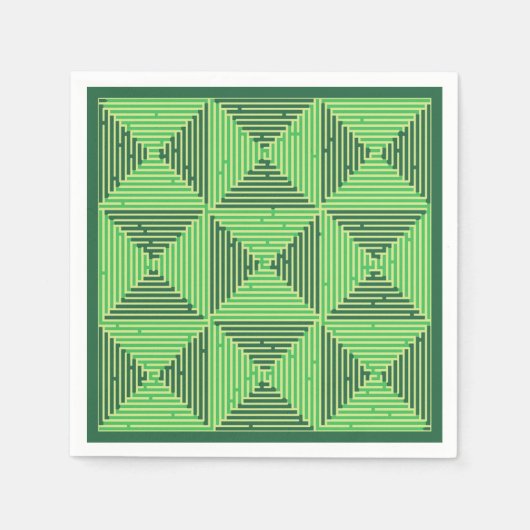 Serviette En Papier Patchwork de Maze (Devant)