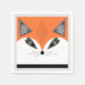Serviette En Papier Patchwork Fox, applique Fox, Fox, enfants (Devant)