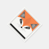 Serviette En Papier Patchwork Fox, applique Fox, Fox, enfants (Coin)