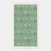 Serviette En Papier Patchwork of Sea Green papier serviettes invités (Devant)