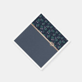 Serviette En Papier Patchwork, Rétro (Coin)