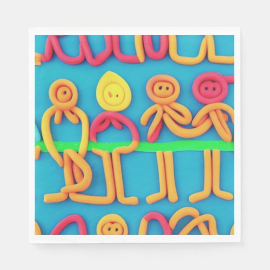 Serviette En Papier Pâte à modeler (Devant)