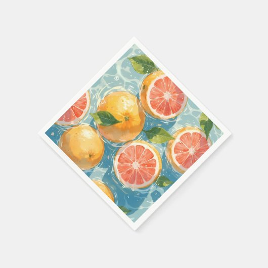 Serviette En Papier Pâte de pamplemousse (Coin)