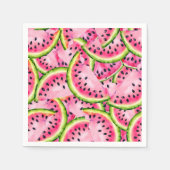 Serviette En Papier Pâte de pastèque Papier Surprise (Devant)