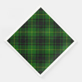 Serviette En Papier Pâte verte de tartan MacArthur (Coin)