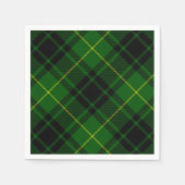 Serviette En Papier Pâte verte de tartan MacArthur (Devant)