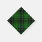 Serviette En Papier Pâte verte de tartan MacArthur (Coin)