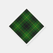 Serviette En Papier Pâte verte de tartan MacArthur (Coin)